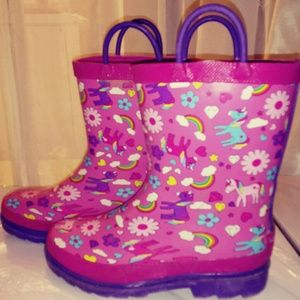 Girls rain boots